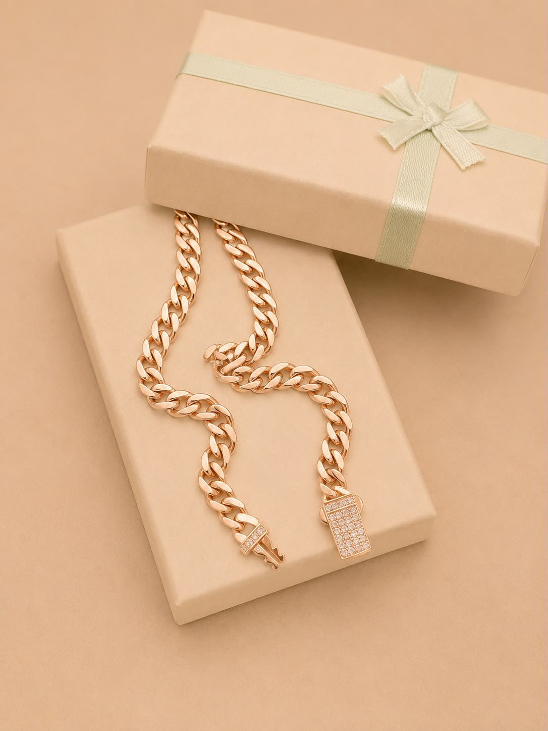 Esclava tipo Mónaco oro real 14k